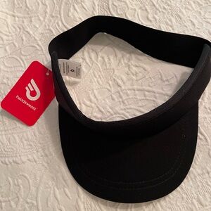 Head sweats black visor